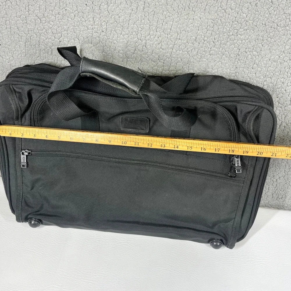 UMI Alpha 2 Expandable Organizer Laptop Briefcase Black Ballistic Nylon Carry On